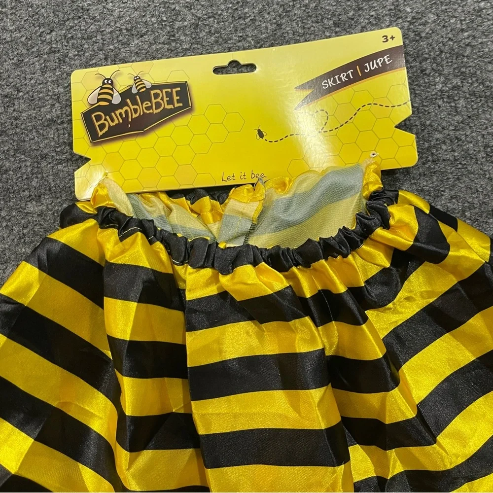 ***NWT Bundle BumbleBee Dress up Halloween Skirt & Headband